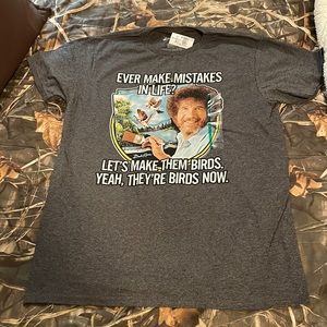 NWT Bob Ross tshirt